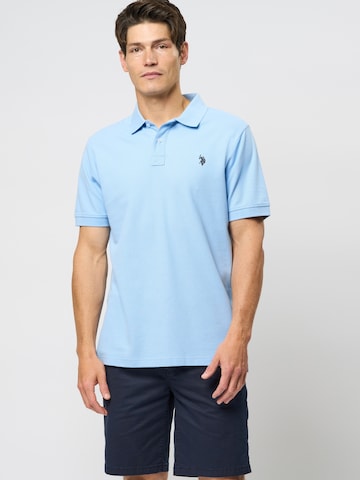 U.S. POLO ASSN. Overhemd 'Alfred' in Blauw: voorkant