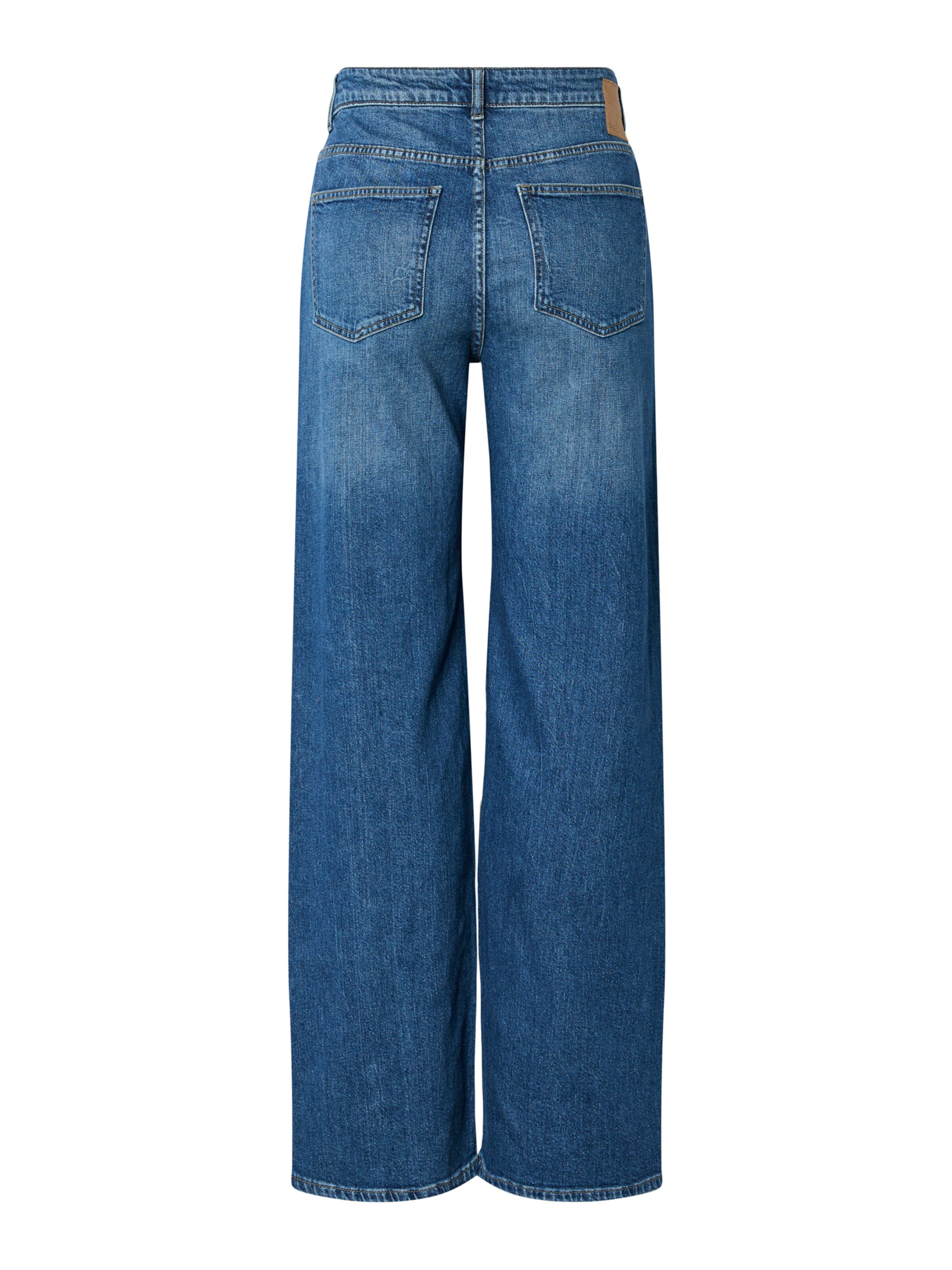 PIECES Wide Leg Jeans 'PCSilke' i blå