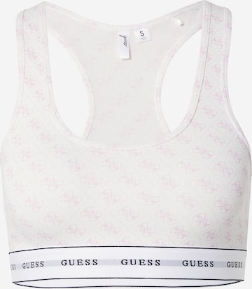 GUESS Bustier BH 'Carrie' in Wit: voorkant