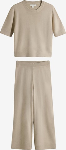The Set - Traje para estar en casa en beige: frente