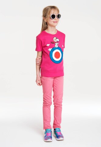 LOGOSHIRT Shirt in Roze