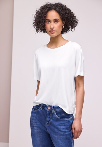STREET ONE T-Shirt in Weiß: Vorderseite