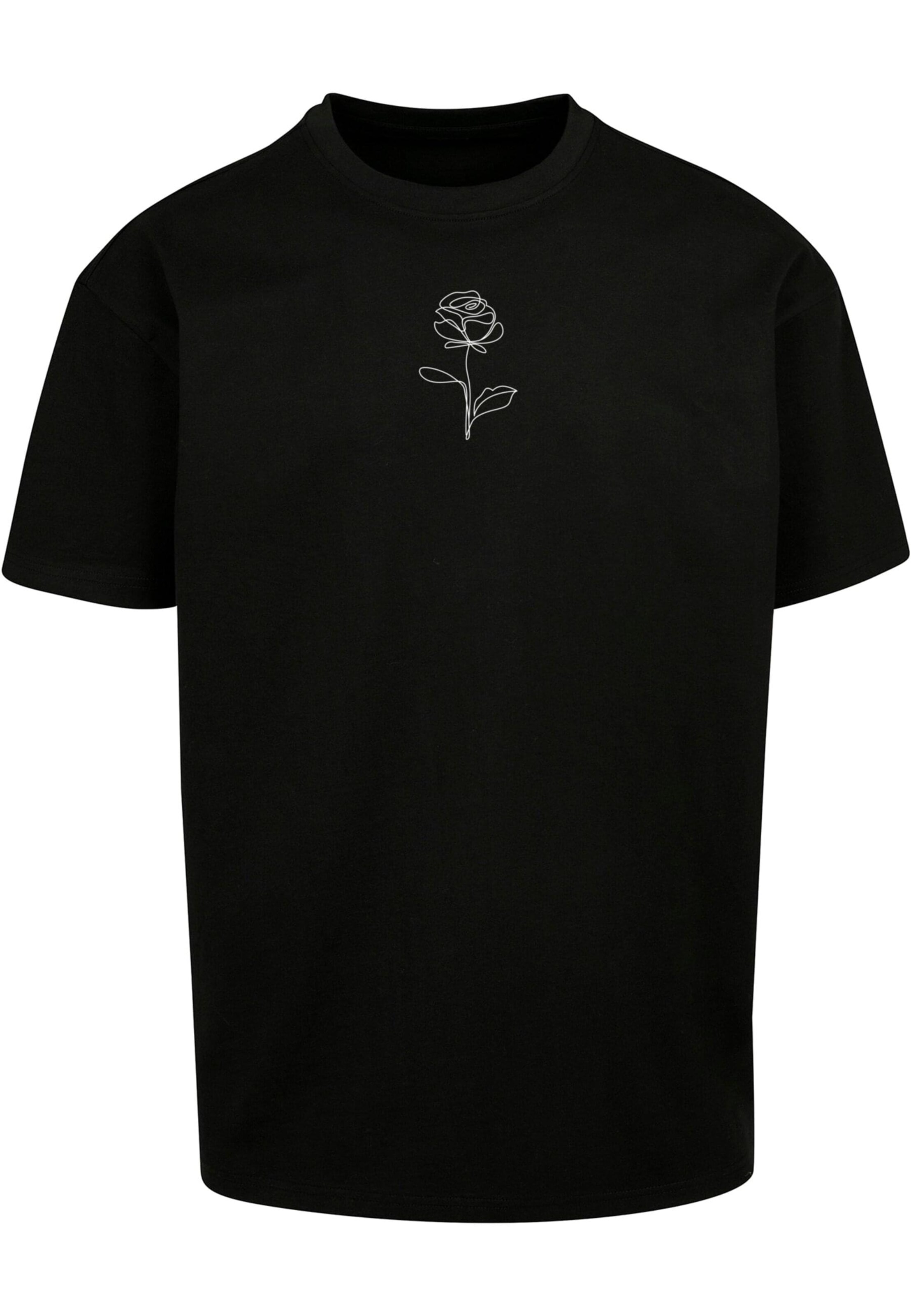 Merchcode Shirt 'Rose' in Black: front