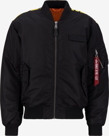 juoda ALPHA INDUSTRIES Demisezoninė striukė 'MA-1 VF Fighter Squadron': priekis