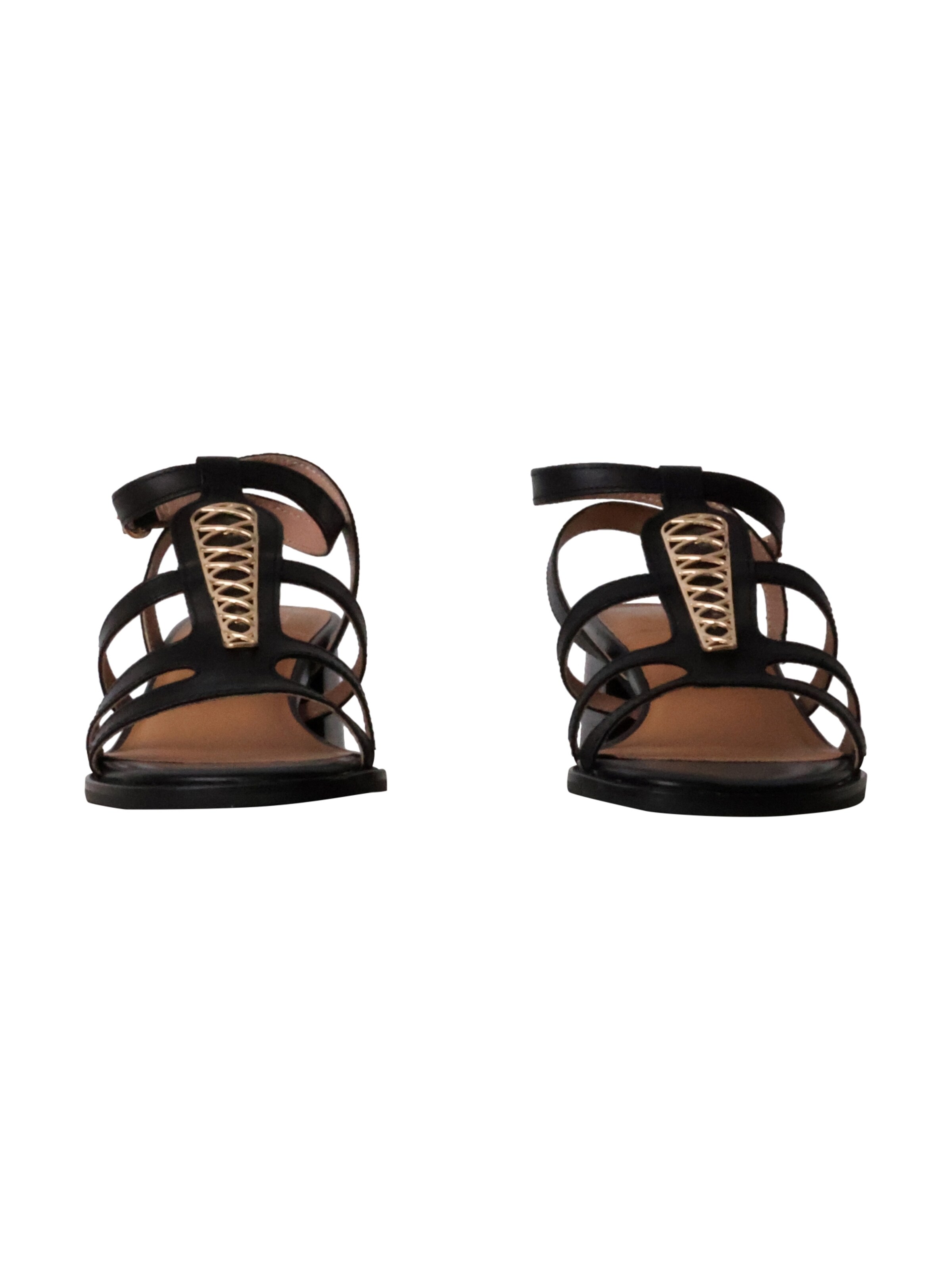 Sandalo 'Ledersandalen mit Absatz Catalina' di Emilie Karston in beige
