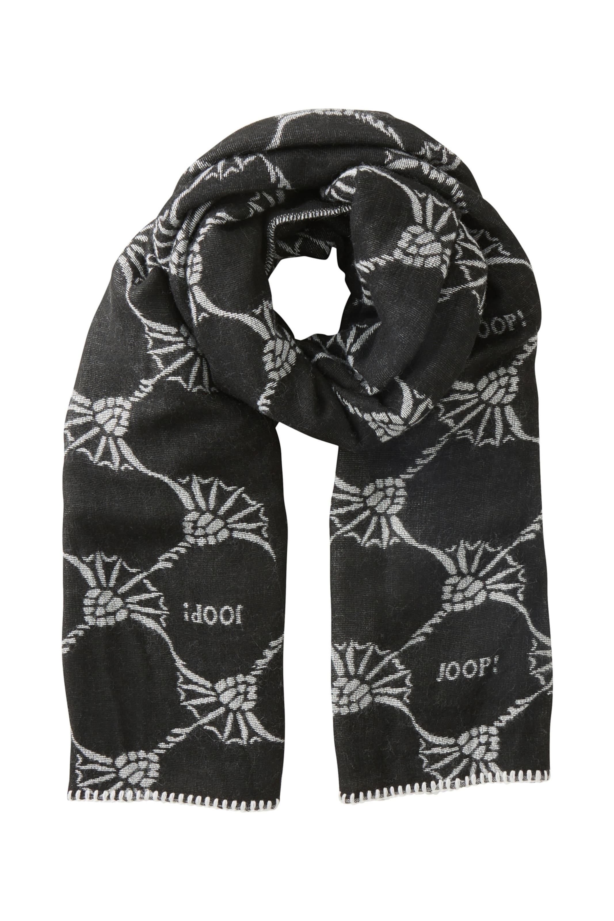 JOOP! Schal in Schwarz: Vorderseite