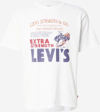 Marškinėliai 'Graphic Vintage Fit Tee' iš LEVI'S ®, spalva – safyro / mandarinų spalva / raudona / balta, Prekių apžvalga