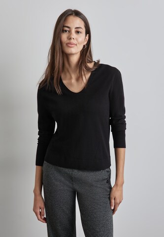 STREET ONE Sweater in Black: front