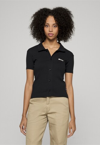 Chemisier 'Tallasse' DICKIES en noir : devant