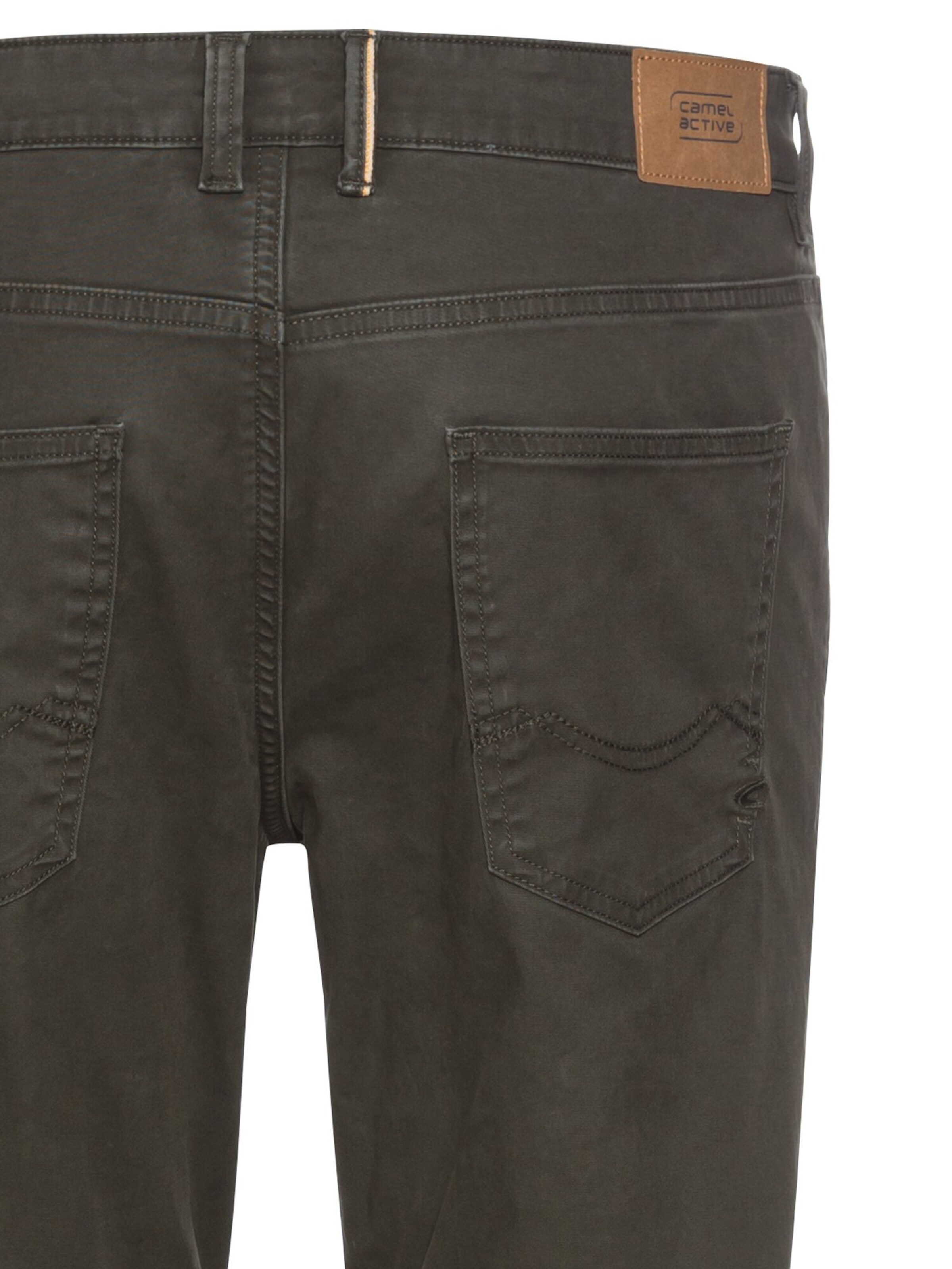 CAMEL ACTIVE Regular Regular Fit 5-Pocket Hose mit Fütterung in Grün
