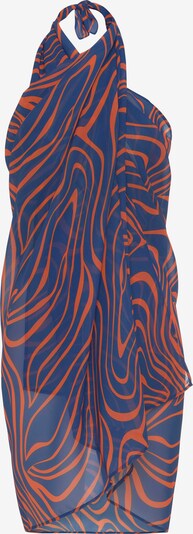 BUFFALO Beach towel in Blue / marine blue / Dark orange, Item view