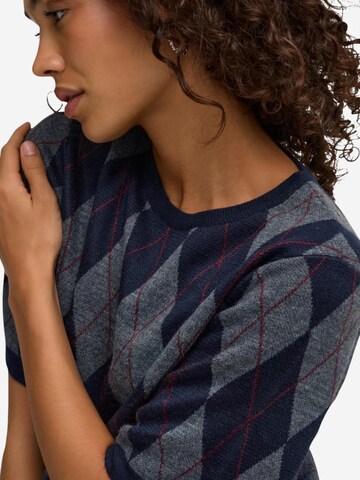 Pullover 'Jdymaggy S/S Argyle  Pullover Knt 15382048' di JDY in blu