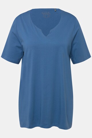 Ulla Popken Shirt in Blauw: voorkant