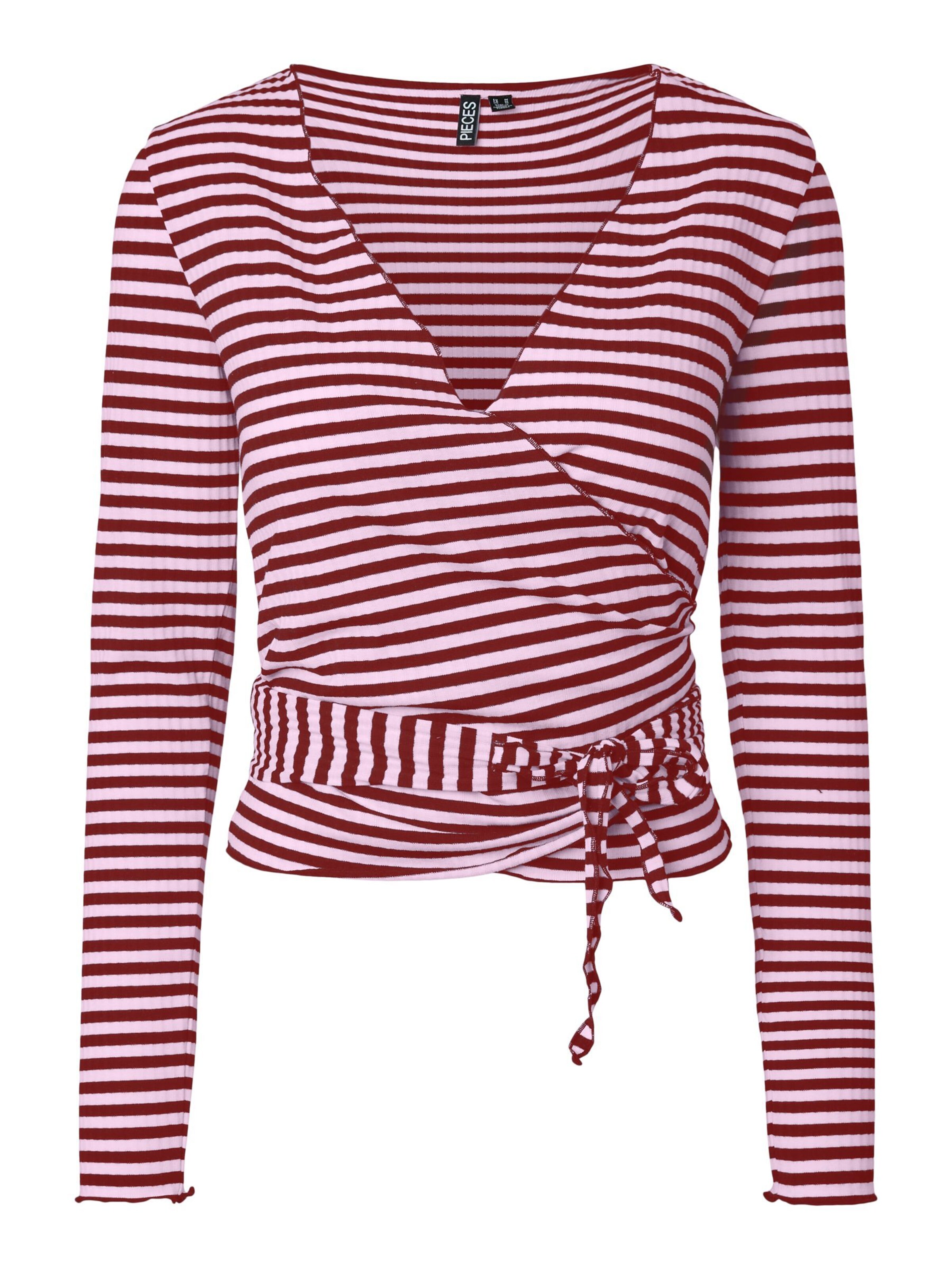 T-shirt 'PCLAYA' PIECES en rouge : devant