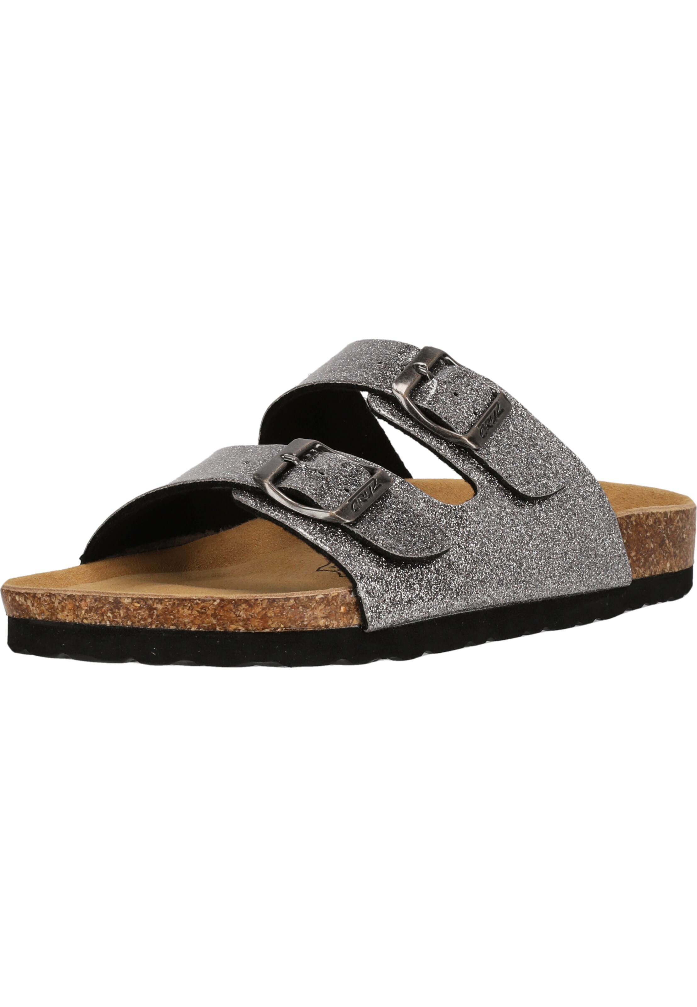 Cruz Sandals in Grey: front