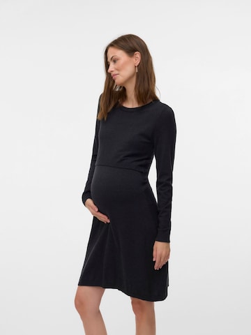 MAMALICIOUS - Vestido de punto 'MONICA' en gris: frente