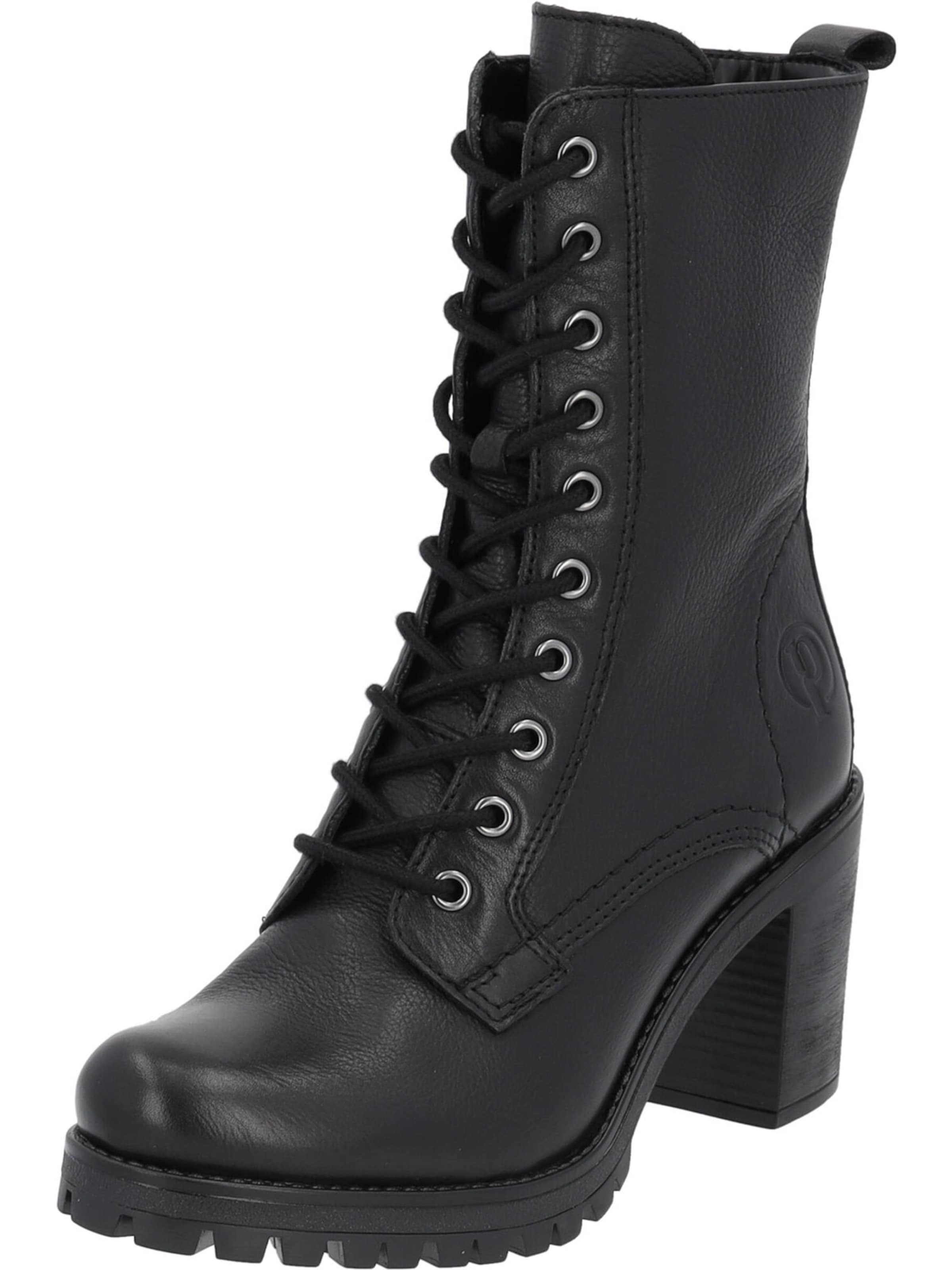 Palado Schnürstiefel 'Molat'‌‌‌ in Schwarz: Vorderseite