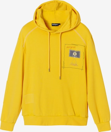 Desigual Sweatshirt in Yellow: front