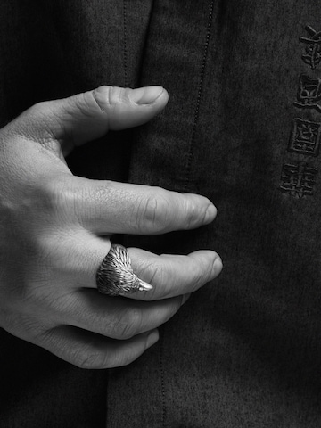 Bague 'EAGLE' REYTEL en argent