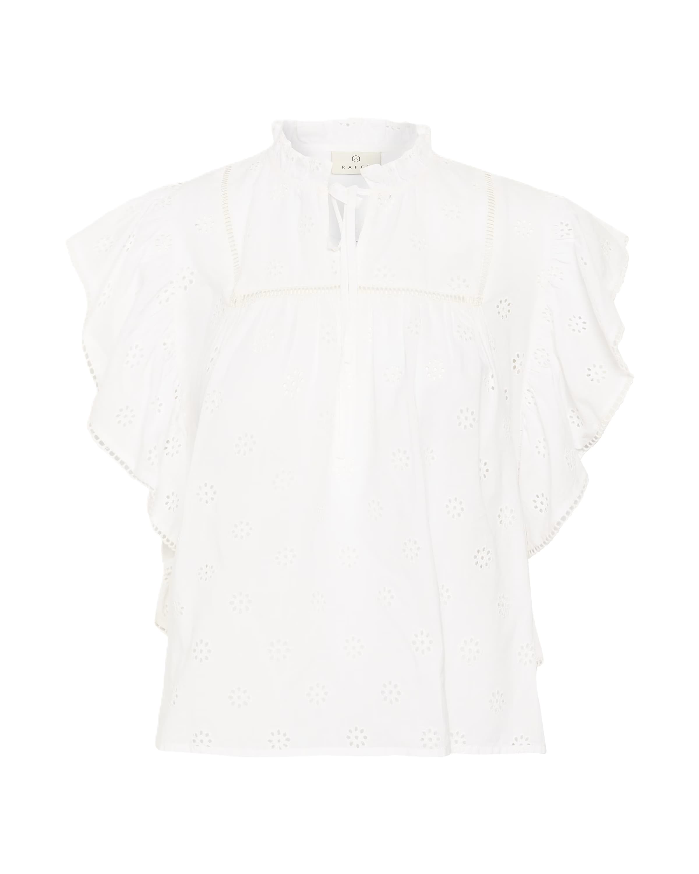 Kaffe - Blusa 'Fiona' em branco: frente