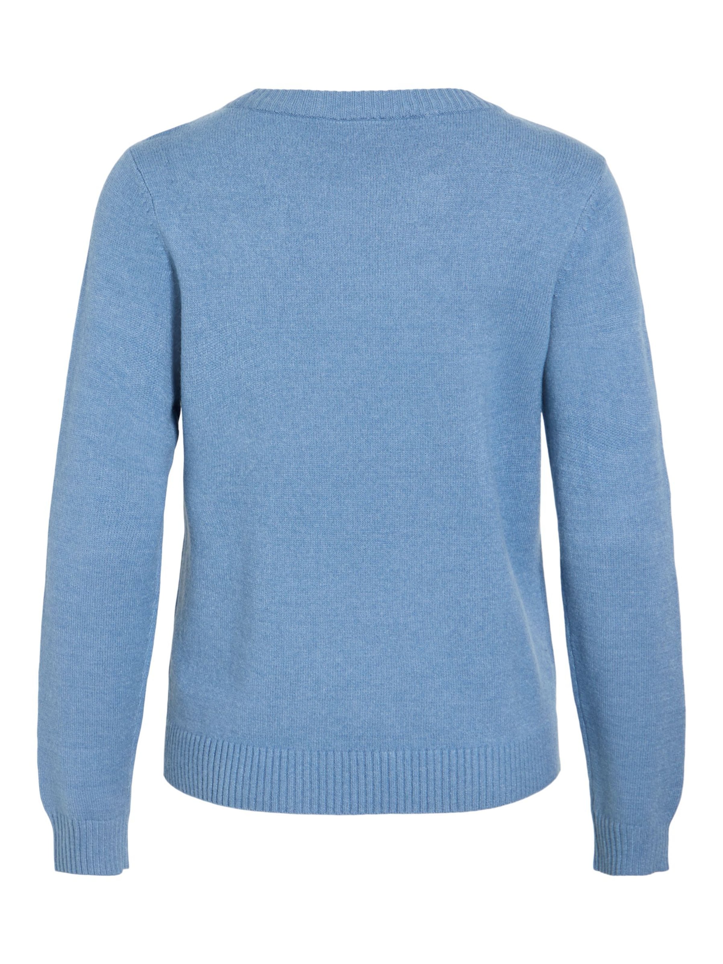 VILA Sweater 'VIRil' in Blue