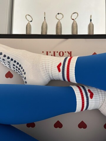 KORRHAUS Sports socks 'Dutch Heart' in Beige