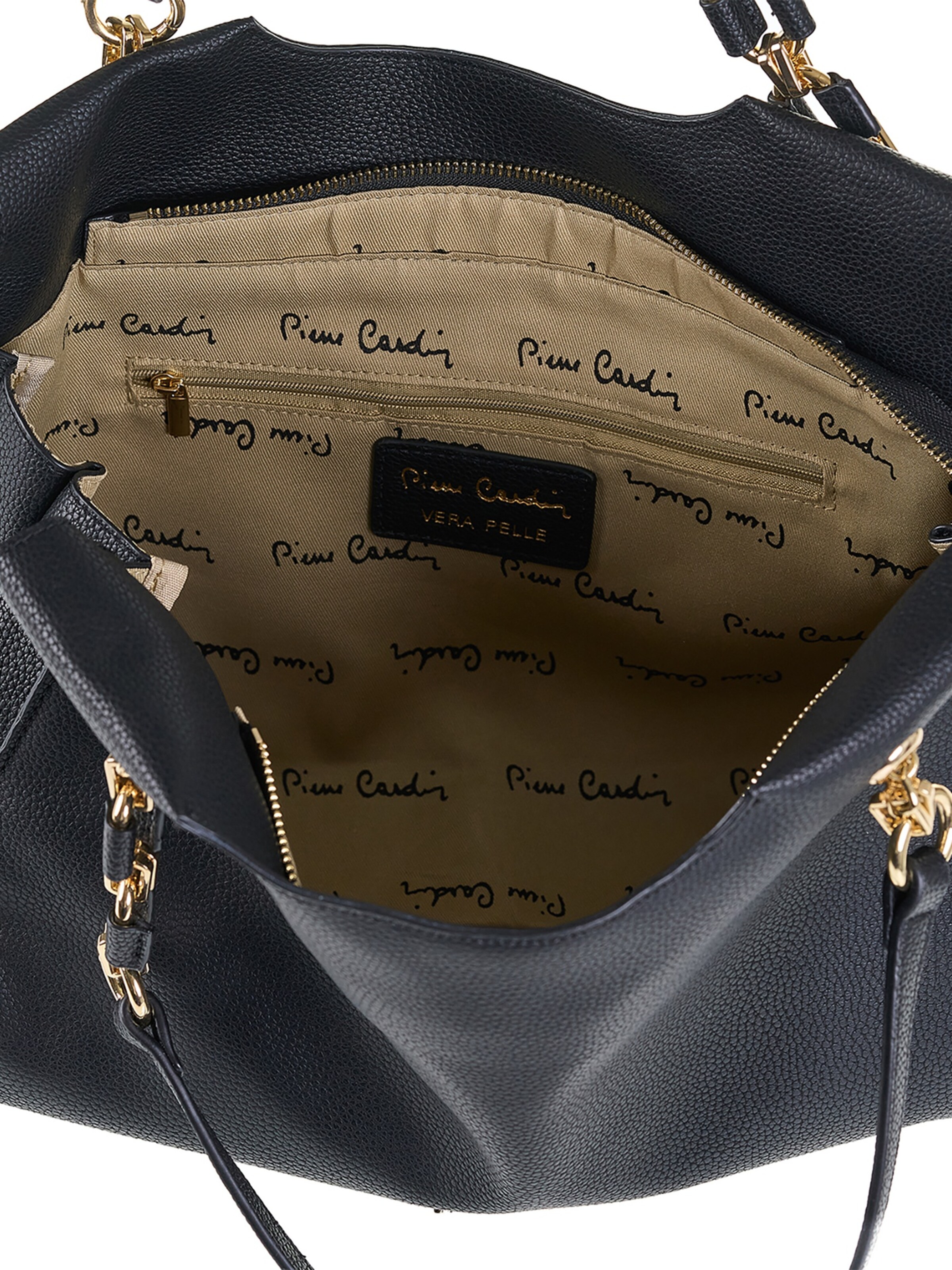 PIERRE CARDIN Schultertasche in Schwarz