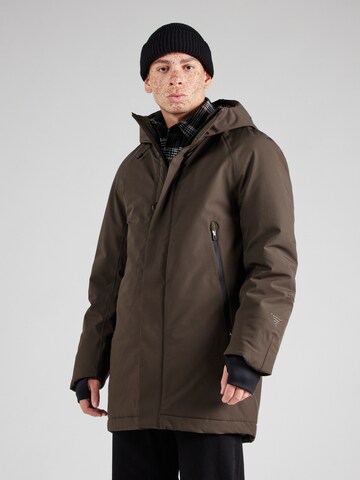 Veste mi-saison Krakatau en vert : devant