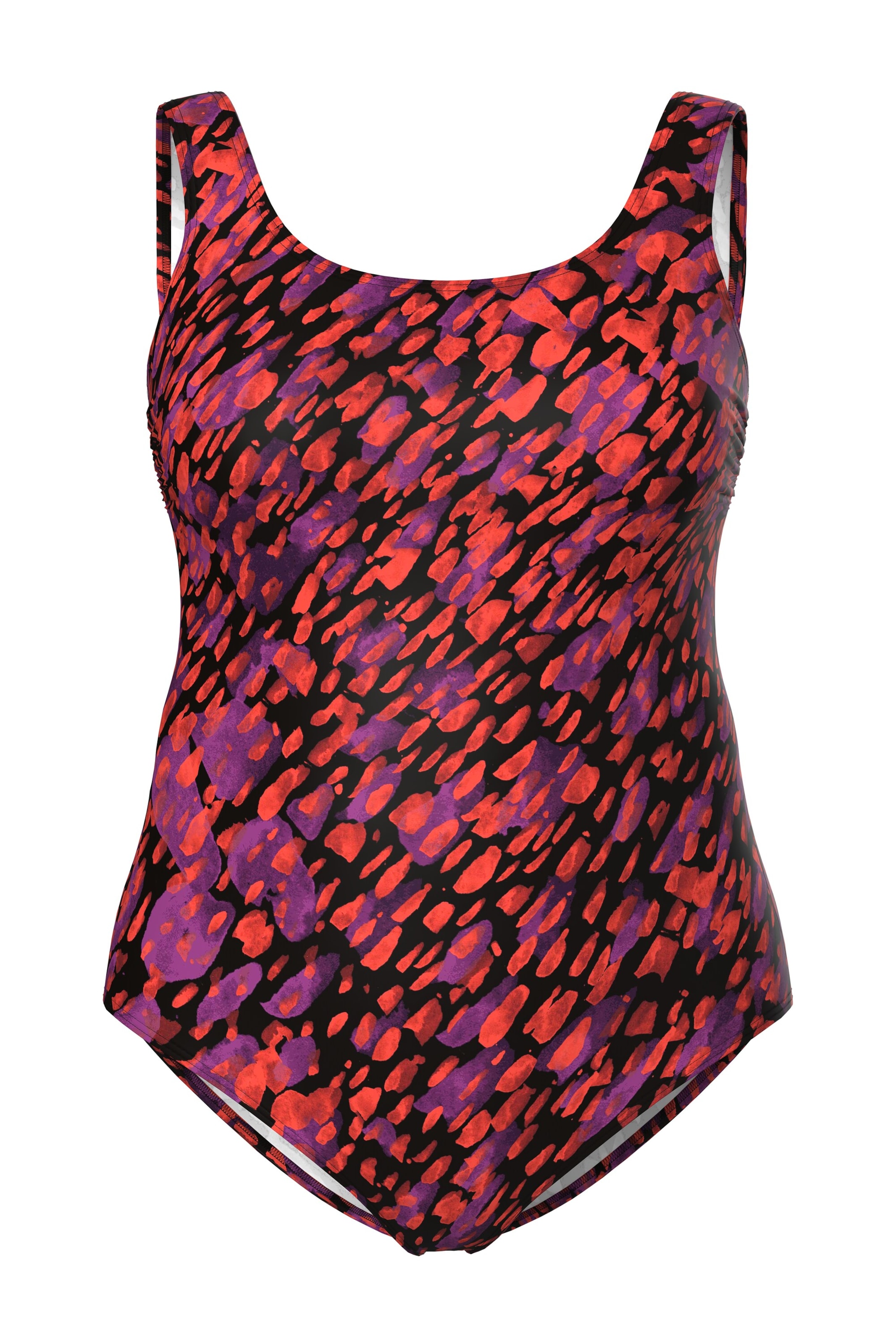 Ulla Popken Bustier Badedragt 'Alice' i rød: forside