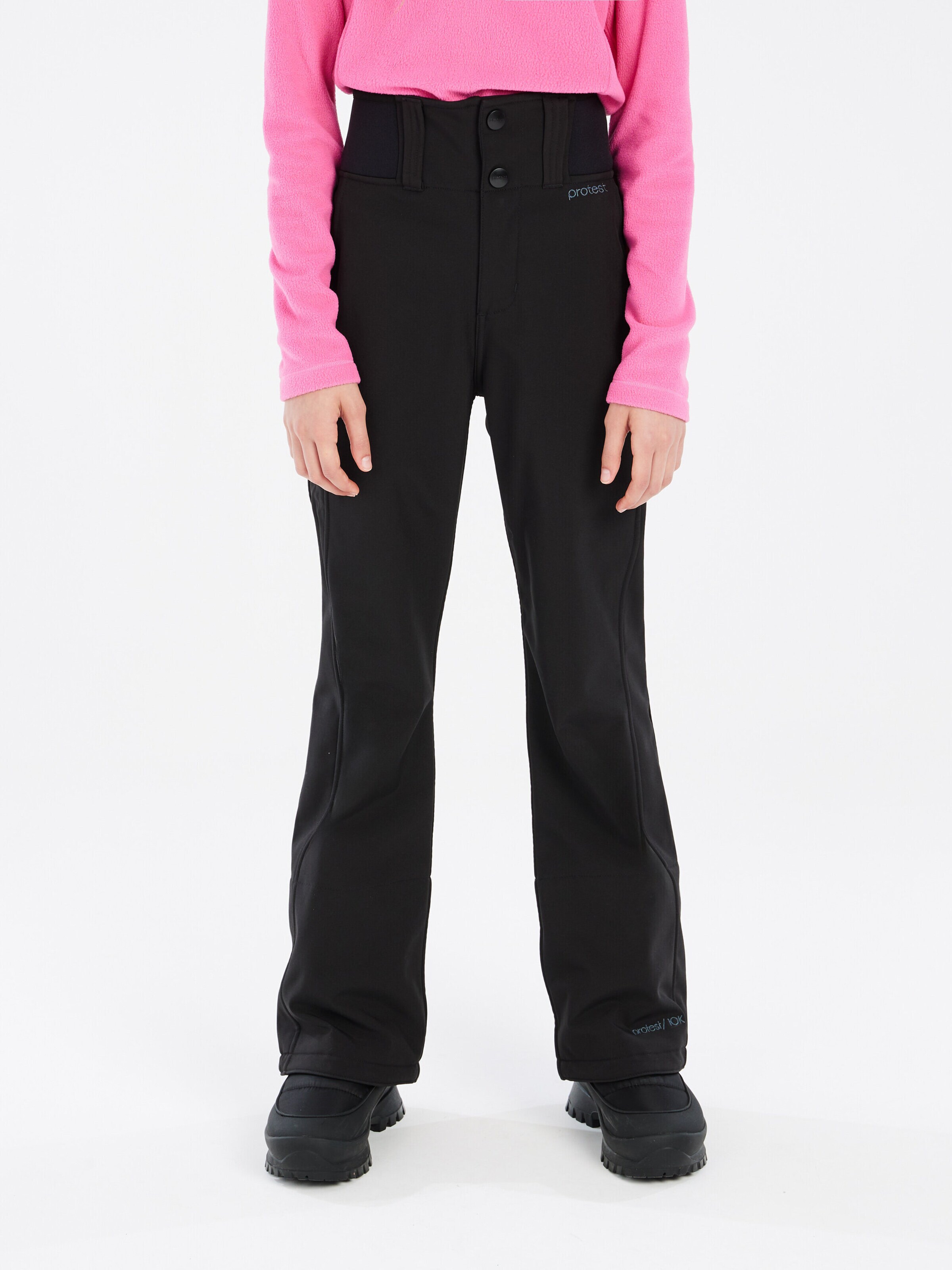PROTEST Slimfit Sportbroek 'PRTPROUD JR' in Zwart