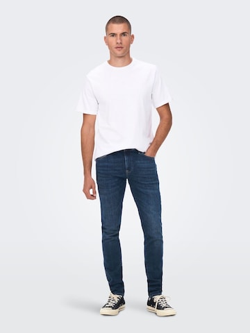 Only & Sons Slimfit Jeans 'Loom' in Blauw