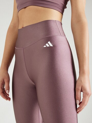 ADIDAS PERFORMANCESkinny Sportske hlače 'ESS' - smeđa boja