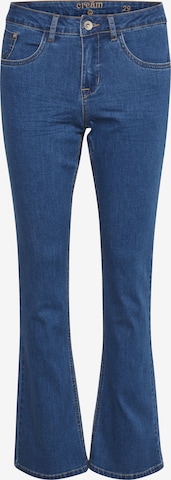 Cream Flared Jeans 'Lone' in Blauw: voorkant