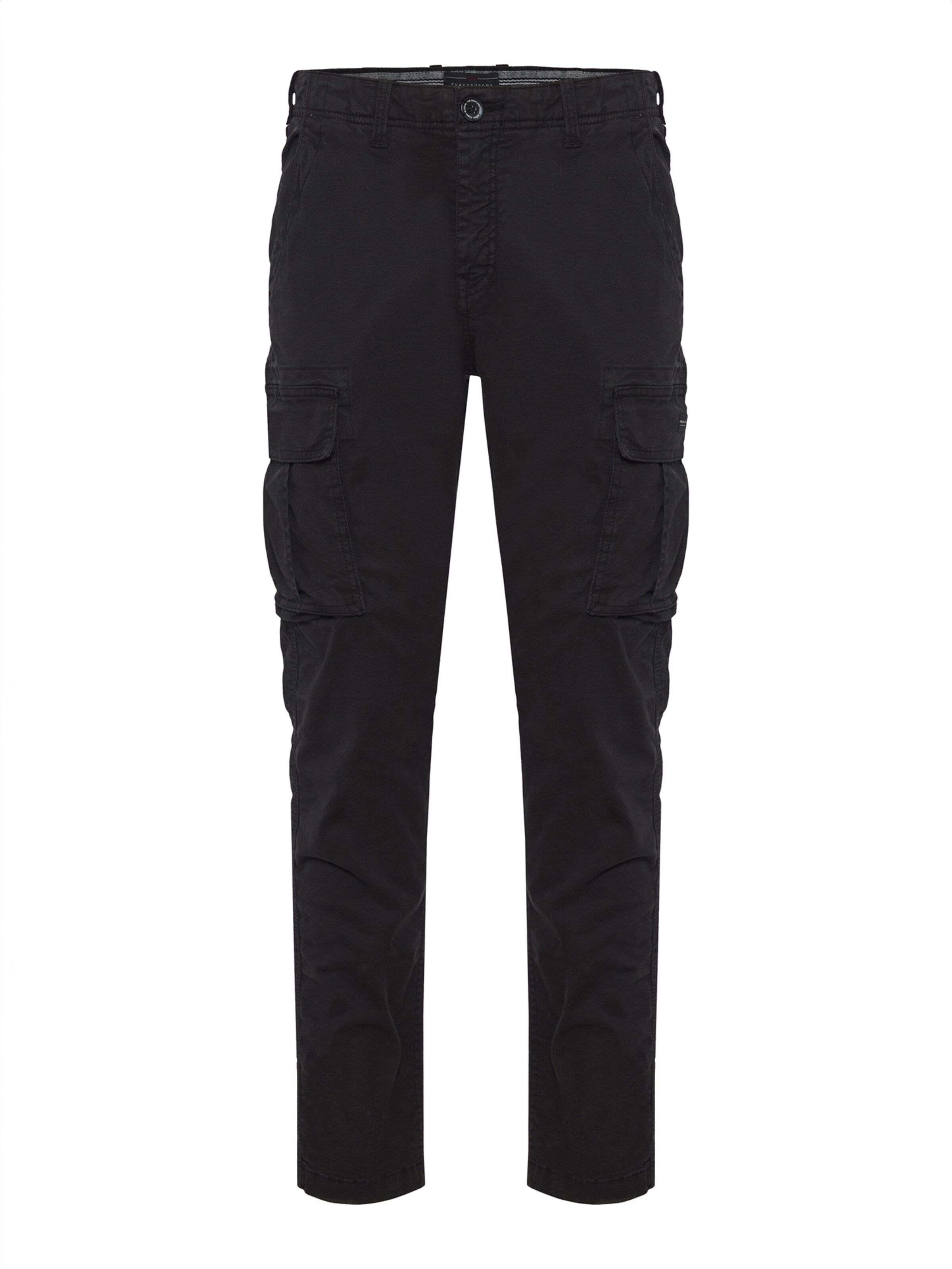 Funky Buddha Обычный Брюки-карго в Черный: спереди