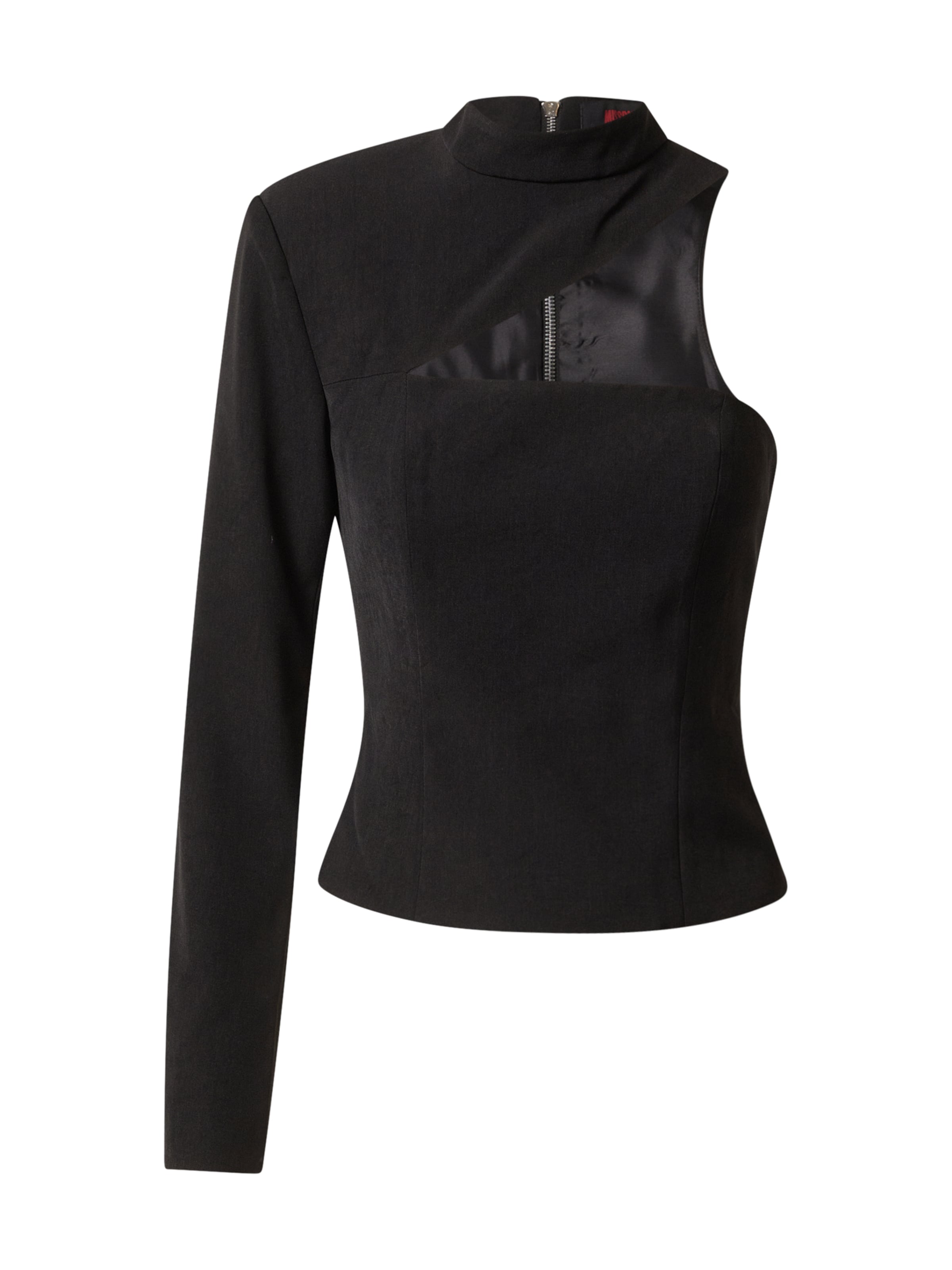 Misspap Bluse in Schwarz: Vorderseite