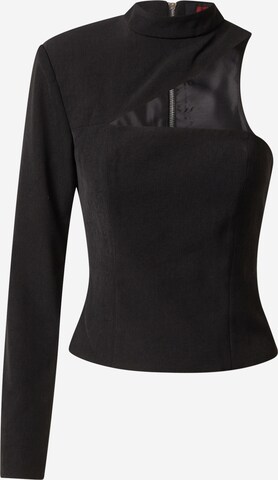 Misspap - Blusa en negro: frente