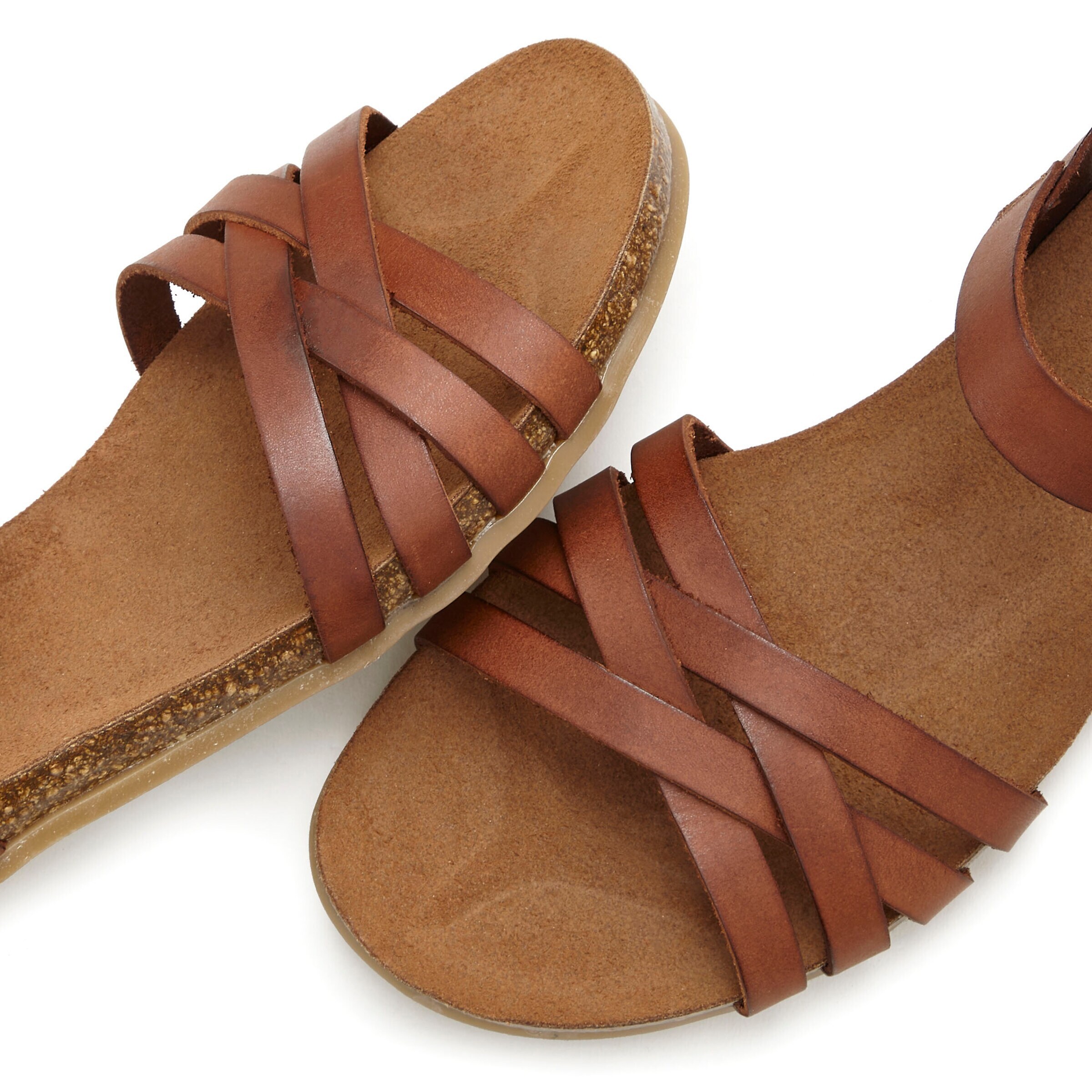 LASCANA Σανδάλι σε καφέ