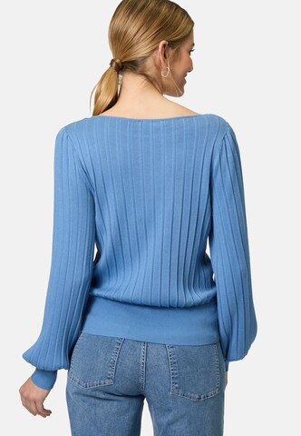 zero Pullover in Blau
