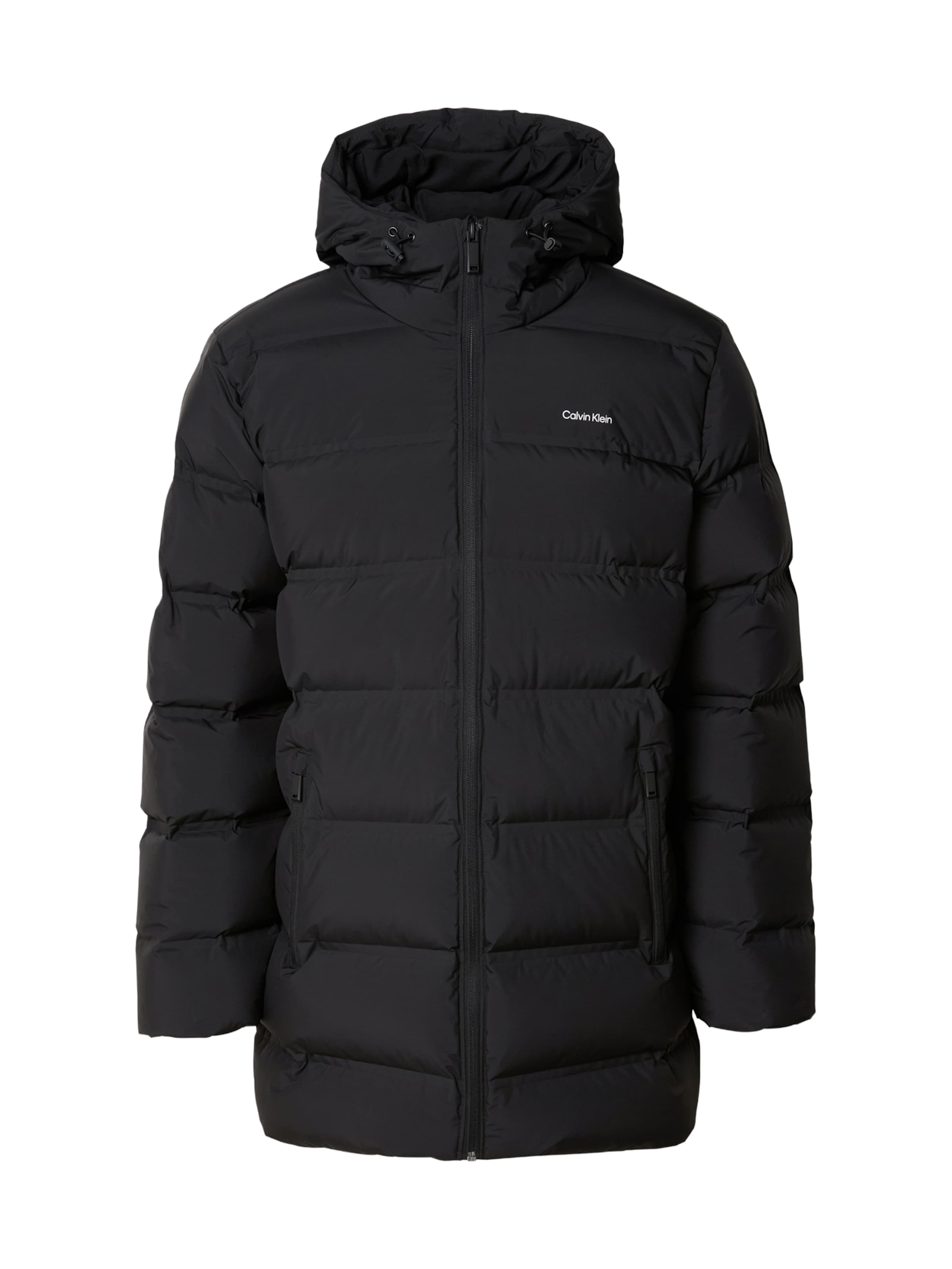 Regular Veste d’hiver Calvin Klein en noir : devant