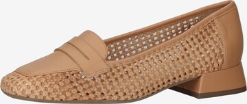 PETER KAISER Classic Flats in Brown: front