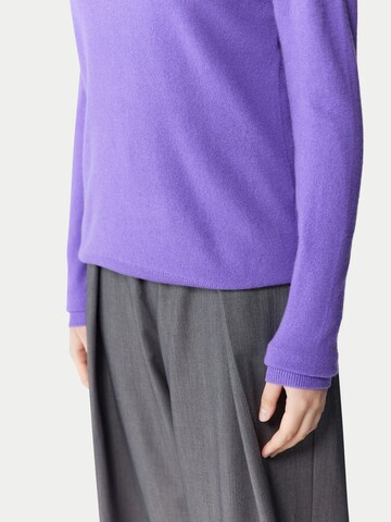 GOBI Cashmere Trui 'Women's Essential Cashmere Crewneck Sweater' in Lila