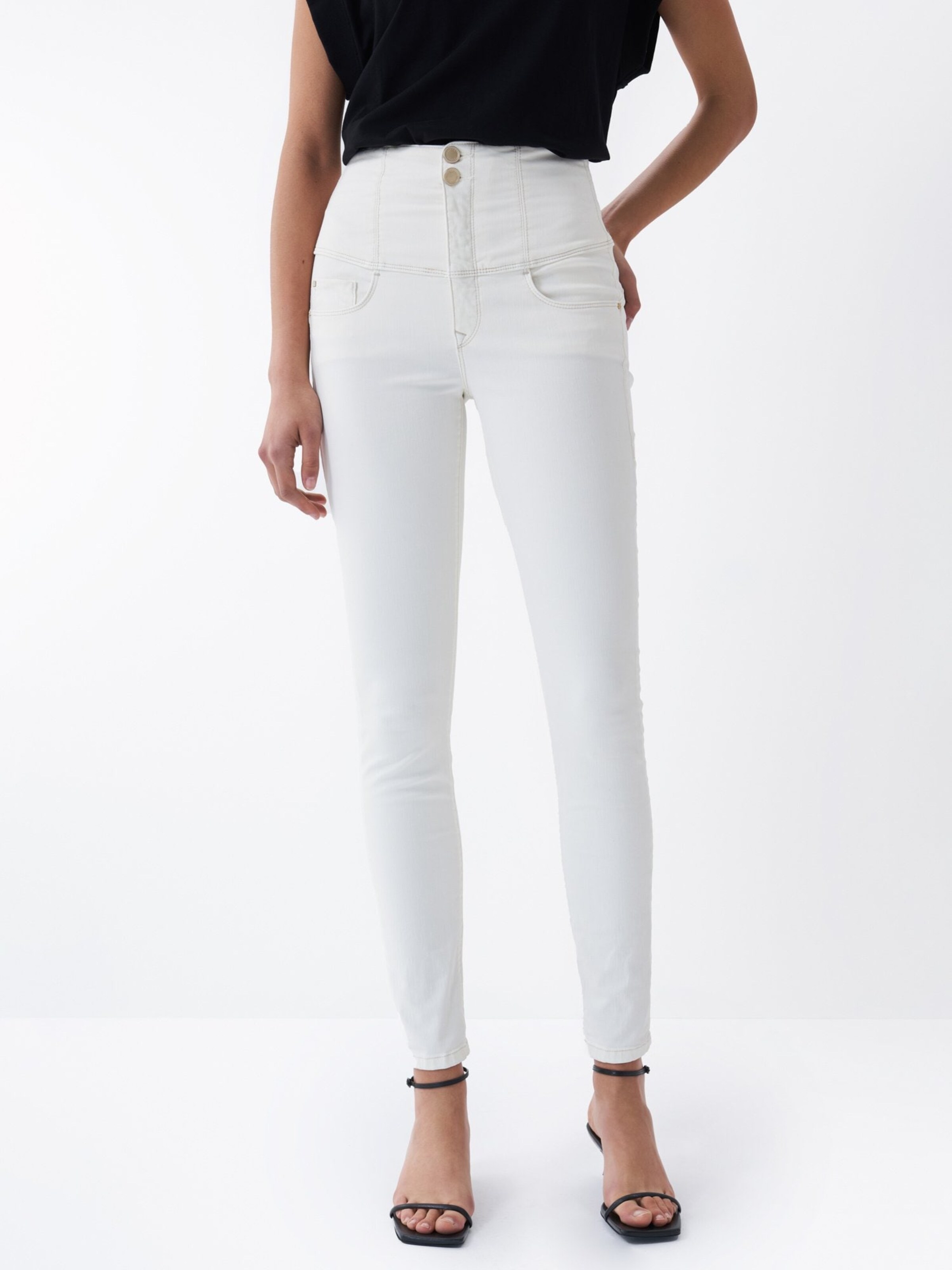 Frauen Jeans Salsa Jeans 'DIVA' in Weiß - KP73961 Frauen Jeans Salsa Jeans 'DIVA' in Weiß - KP73961
