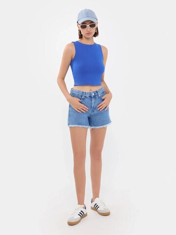Hiccup Top in Blauw