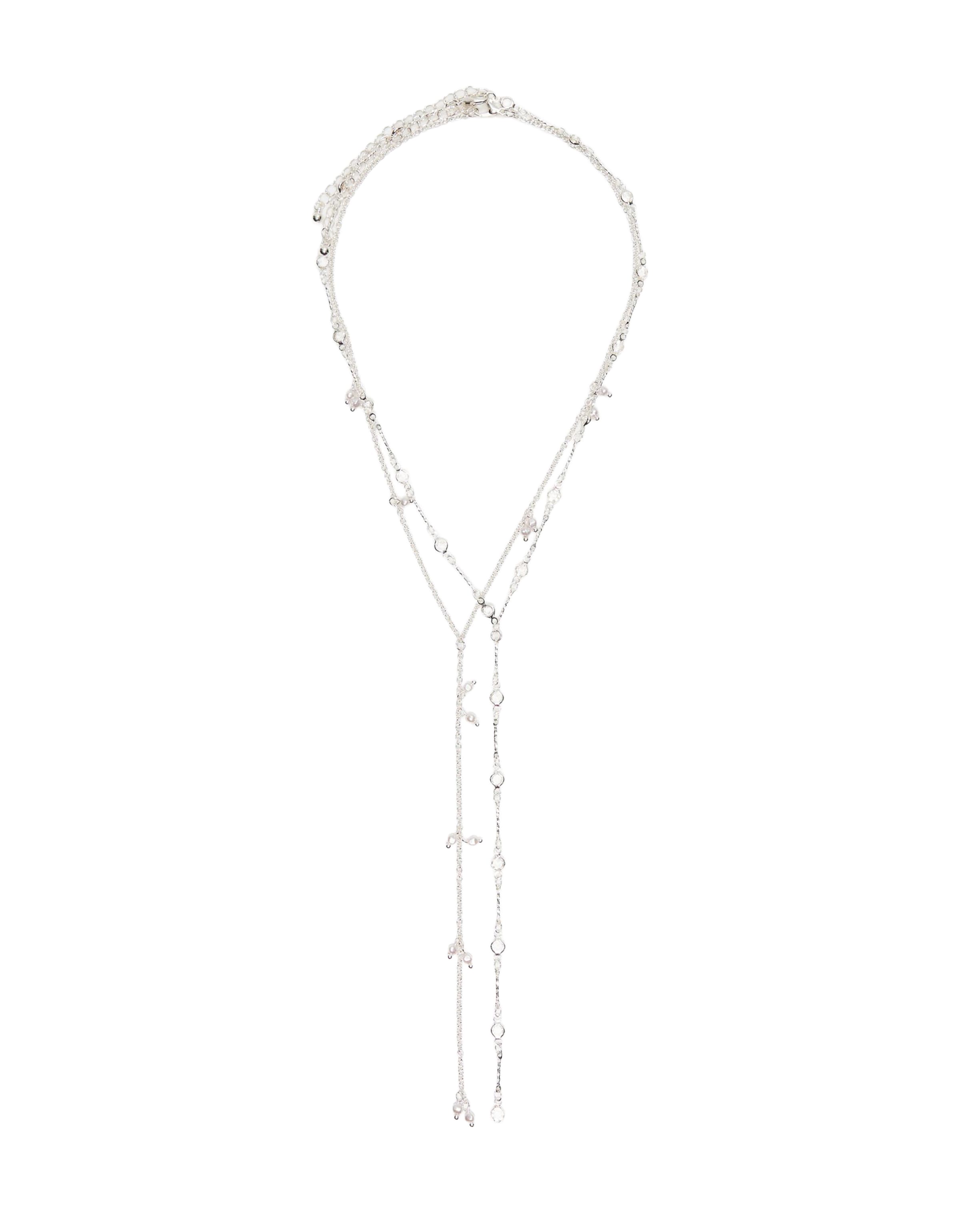 Bershka Kette in One Size in grau, Produktansicht