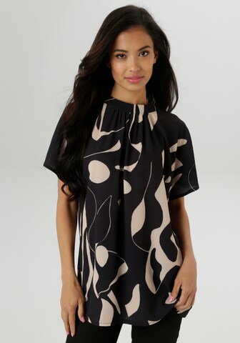 Aniston SELECTED Bluse in Schwarz: Vorderseite
