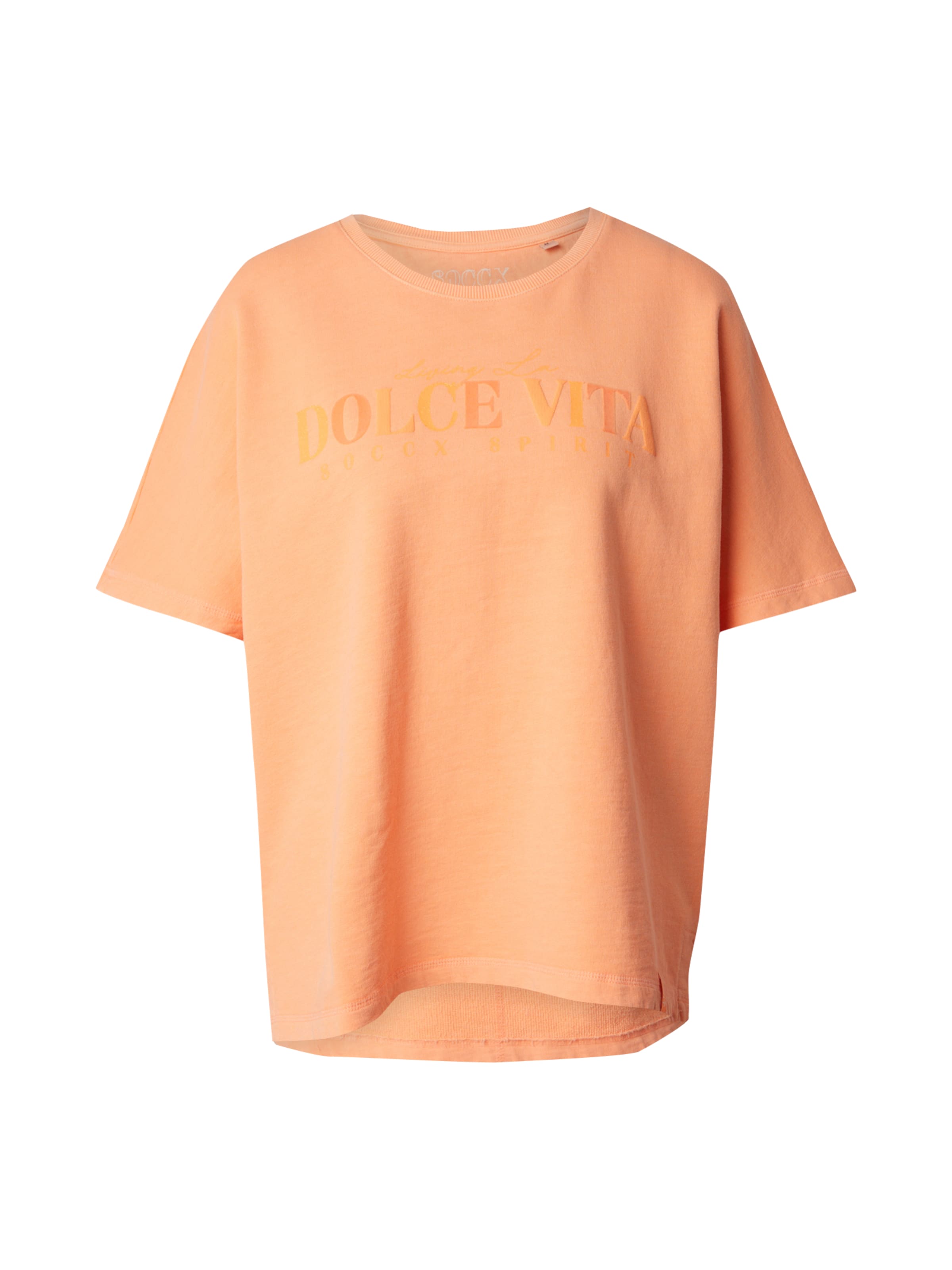 Sweat-shirt Soccx en orange : devant