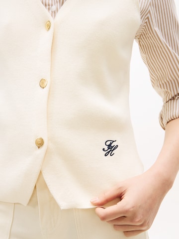 TOMMY HILFIGER Kamizelka z dzianiny w kolorze beżowy