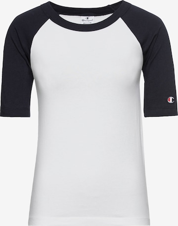 Champion Authentic Athletic Apparel Performance Shirt in White: front