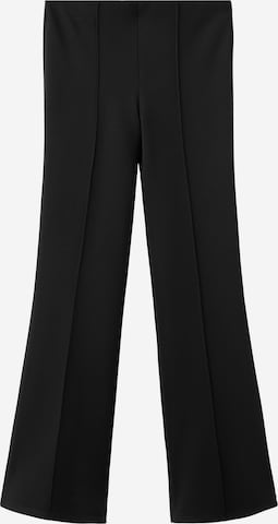 MANGOBootcut/trapezice Tajice 'DELFI' - crna boja: prednji dio