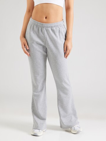 Fabletics Flared Sportbroek in Grijs: voorkant